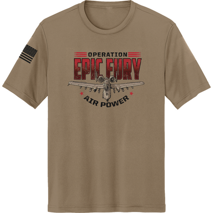 CUSTOM Operation Epic Fury Hi-Tech SS Performance Tee - Thunder