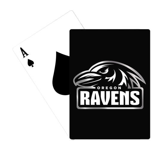 Oregon Ravens Football Fundraising Collection Playing Cards - v35gvc