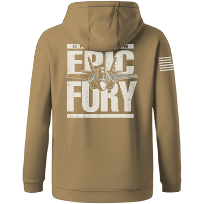 CUSTOM Operation Epic Fury Hi-Tech Performance Hoodie - Plane