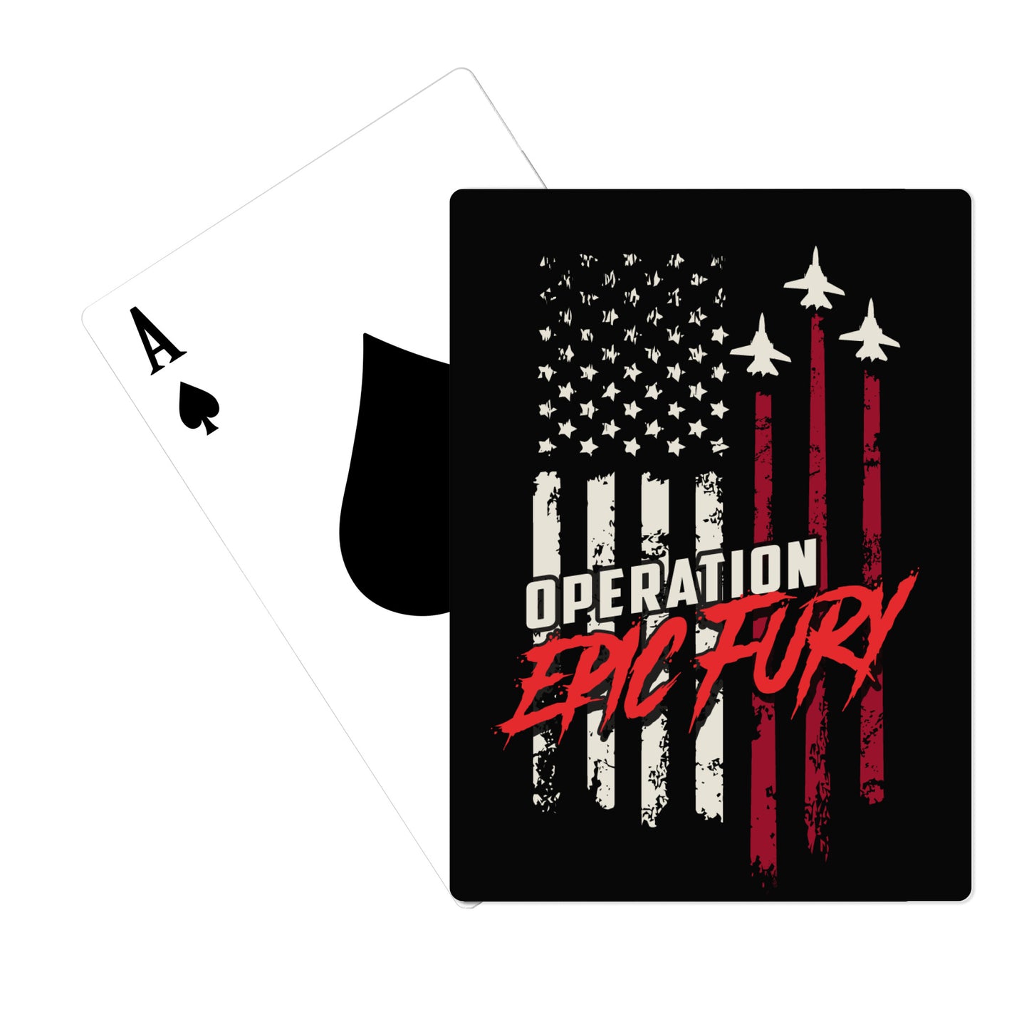 Operation Epic Fury Playing Cards - Flag