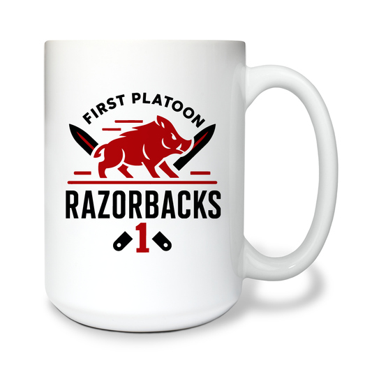 1st PLT, B CO 15 oz White Ceramic Mug - psYXdQ
