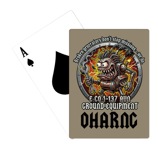 E Co. 1-137 AVN Maint. Platoon Playing Cards - C676qu