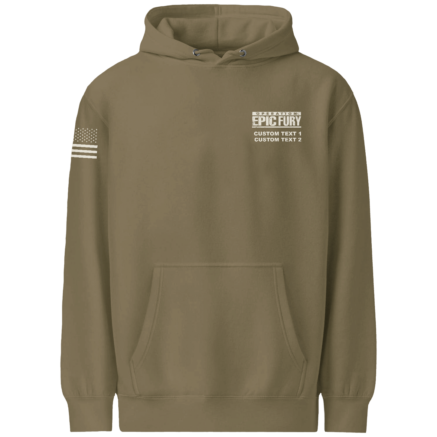 CUSTOM Operation Epic Fury Comfort Unisex Hooded Sweatshirt - Plane
