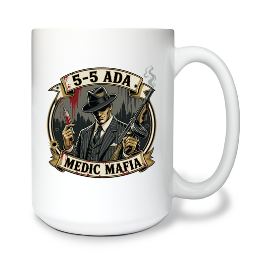5-5 ADA MEDICS 15 oz White Ceramic Mug - dGCn97
