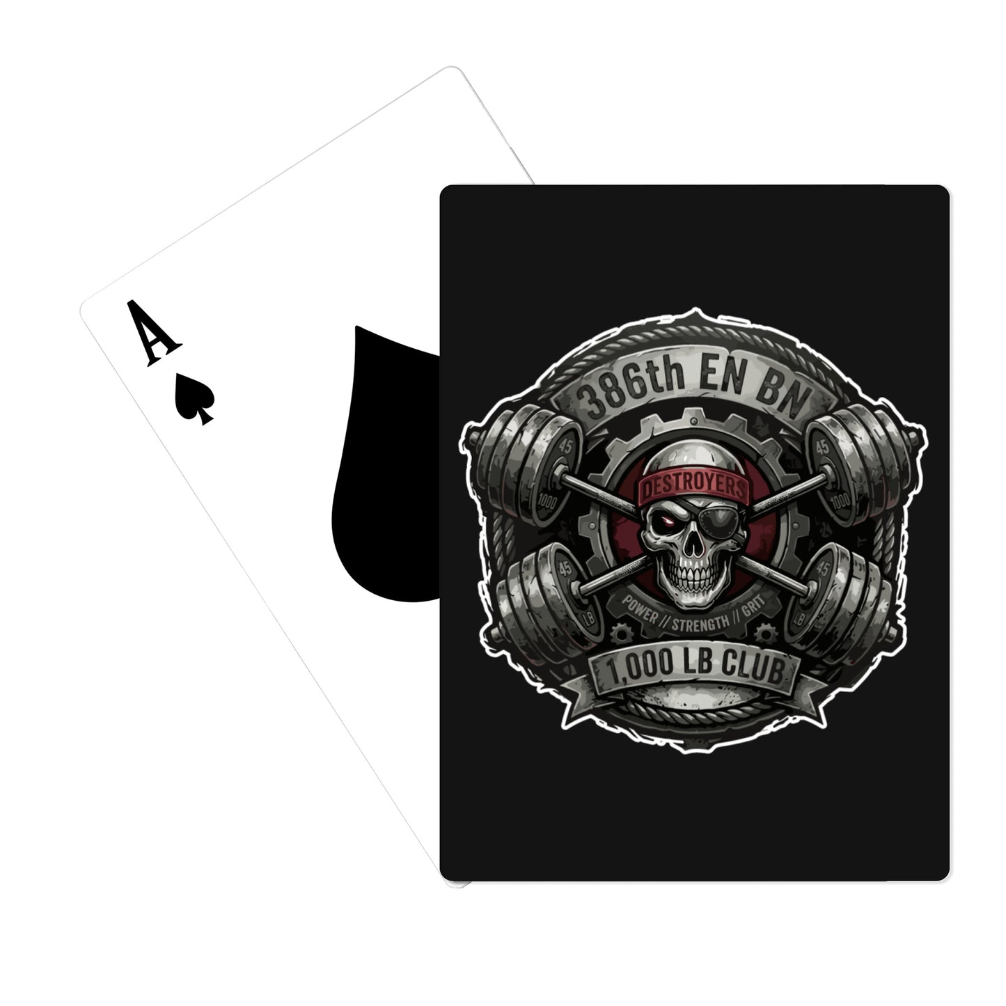 386th Engineer Battalion Playing Cards - XC7LCG