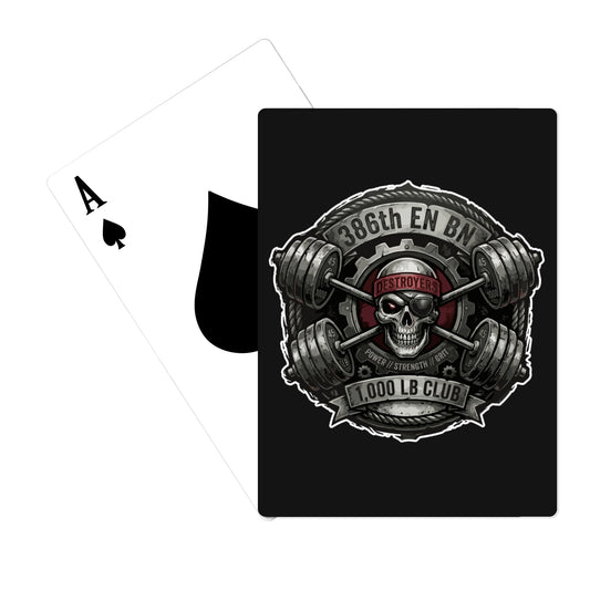 386th Engineer Battalion Playing Cards - XC7LCG