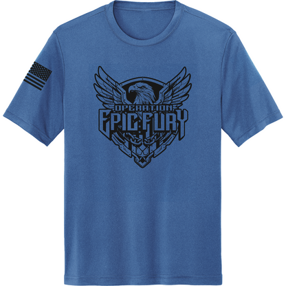 CUSTOM Operation Epic Fury Hi-Tech SS Performance Tee - Eagle