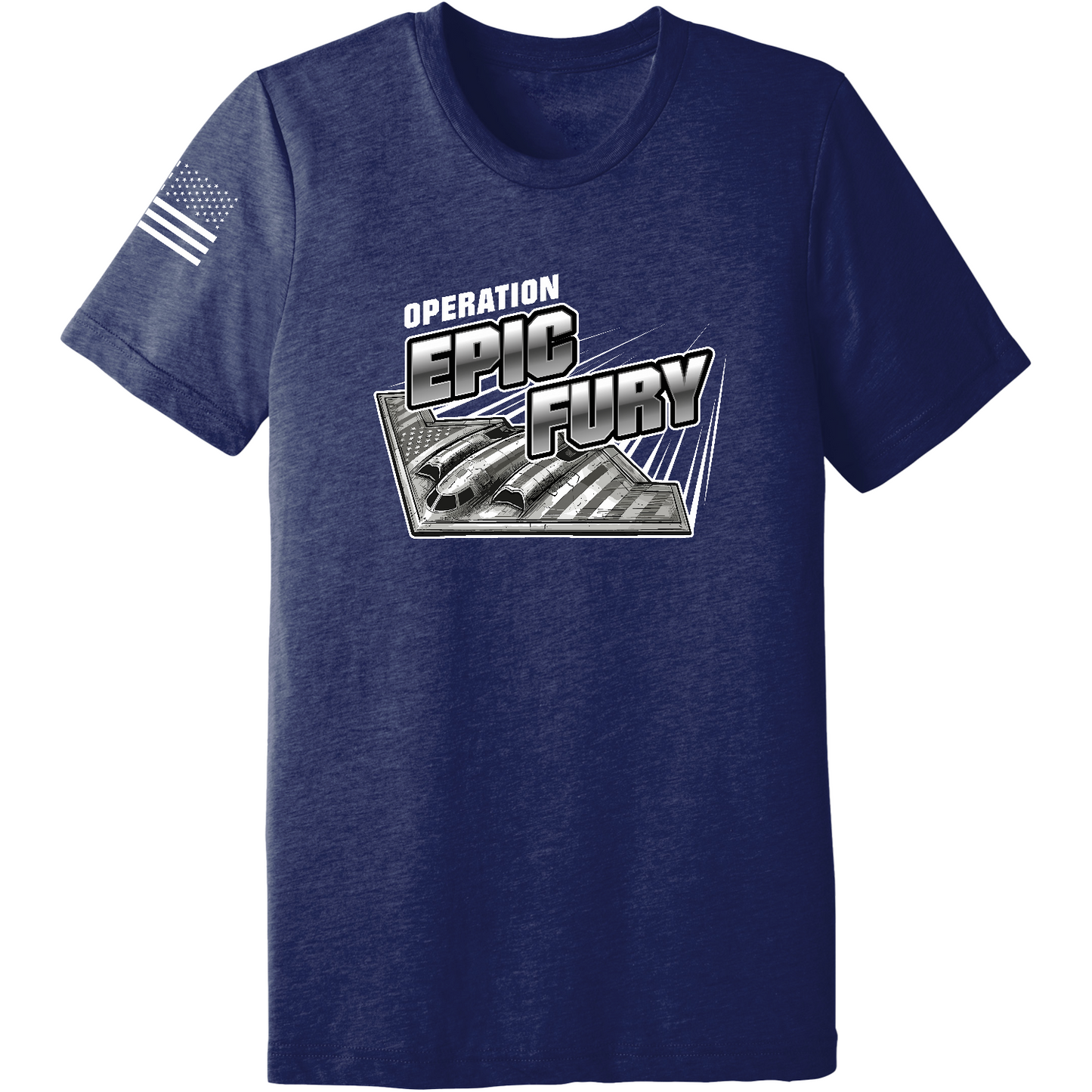 CUSTOM Operation Epic Fury Comfort Unisex Triblend SS Tee - Supersonic