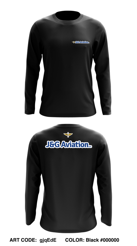 J&G Aviation Store 1 Core Men's LS Performance Tee - gjqEdE