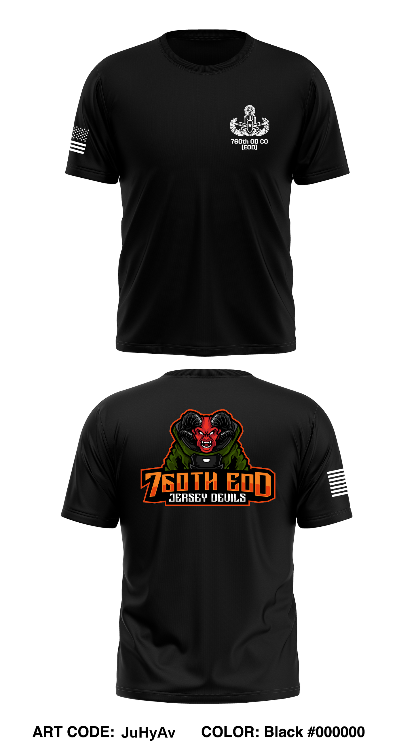 760TH EOD Core Men's SS Performance Tee - JuHyAv