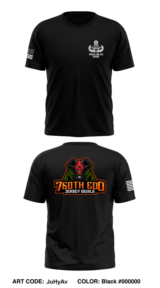 760TH EOD Core Men's SS Performance Tee - JuHyAv