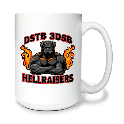 HHC, DSTB, 3DSB 15 oz White Ceramic Mug - WXnQpV