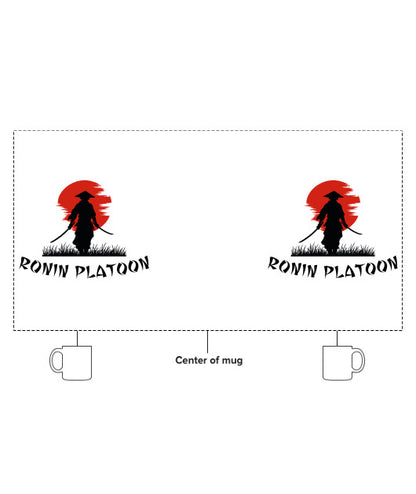 Ronin Platoon 15 oz White Ceramic Mug - sZAs9n