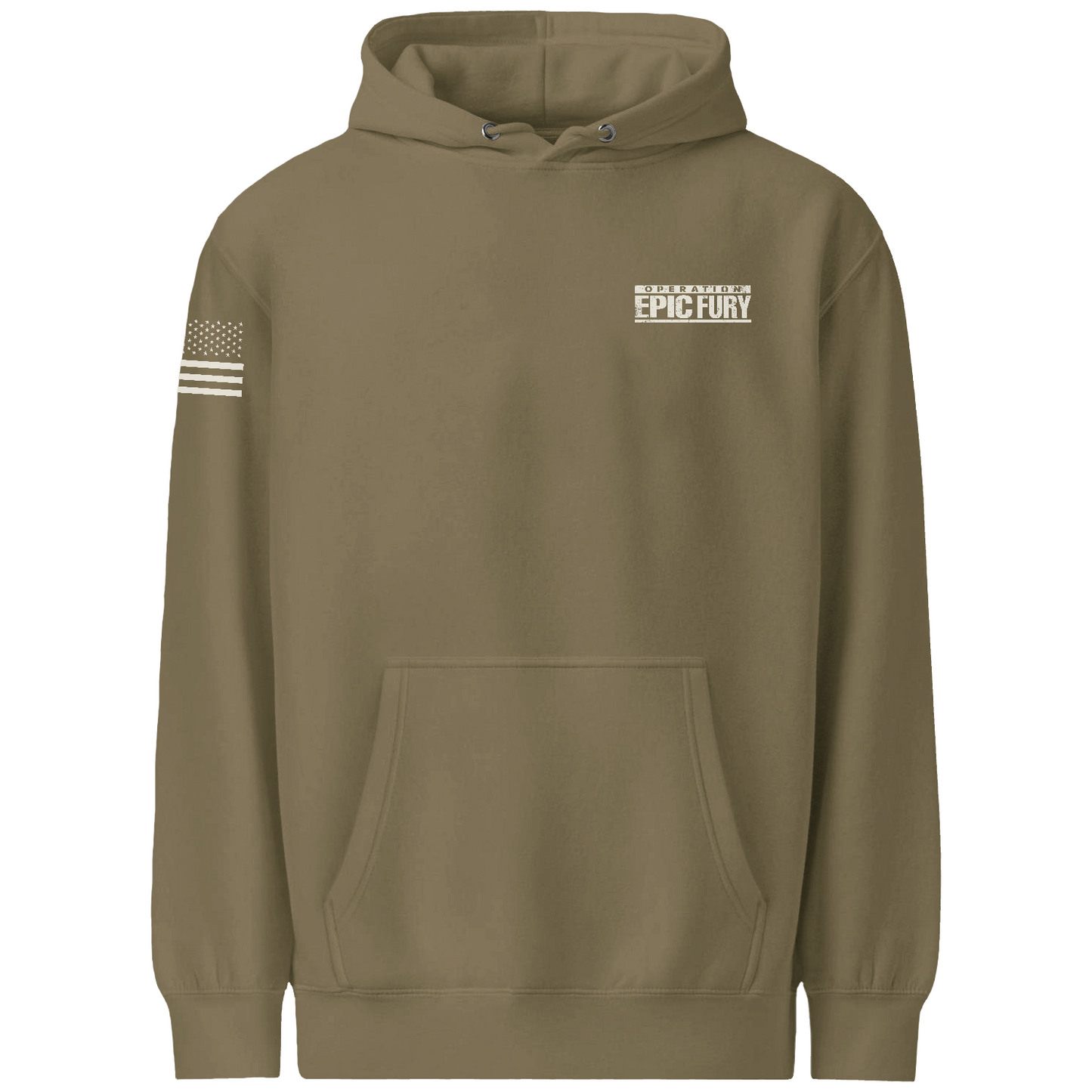 Operation Epic Fury Comfort Unisex Hooded Sweatshirt - Stealth