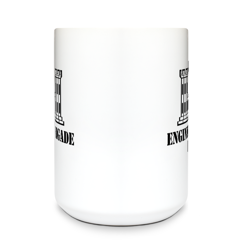 111th Engineer Brigade HHC 15 oz White Ceramic Mug - ZMrZqr