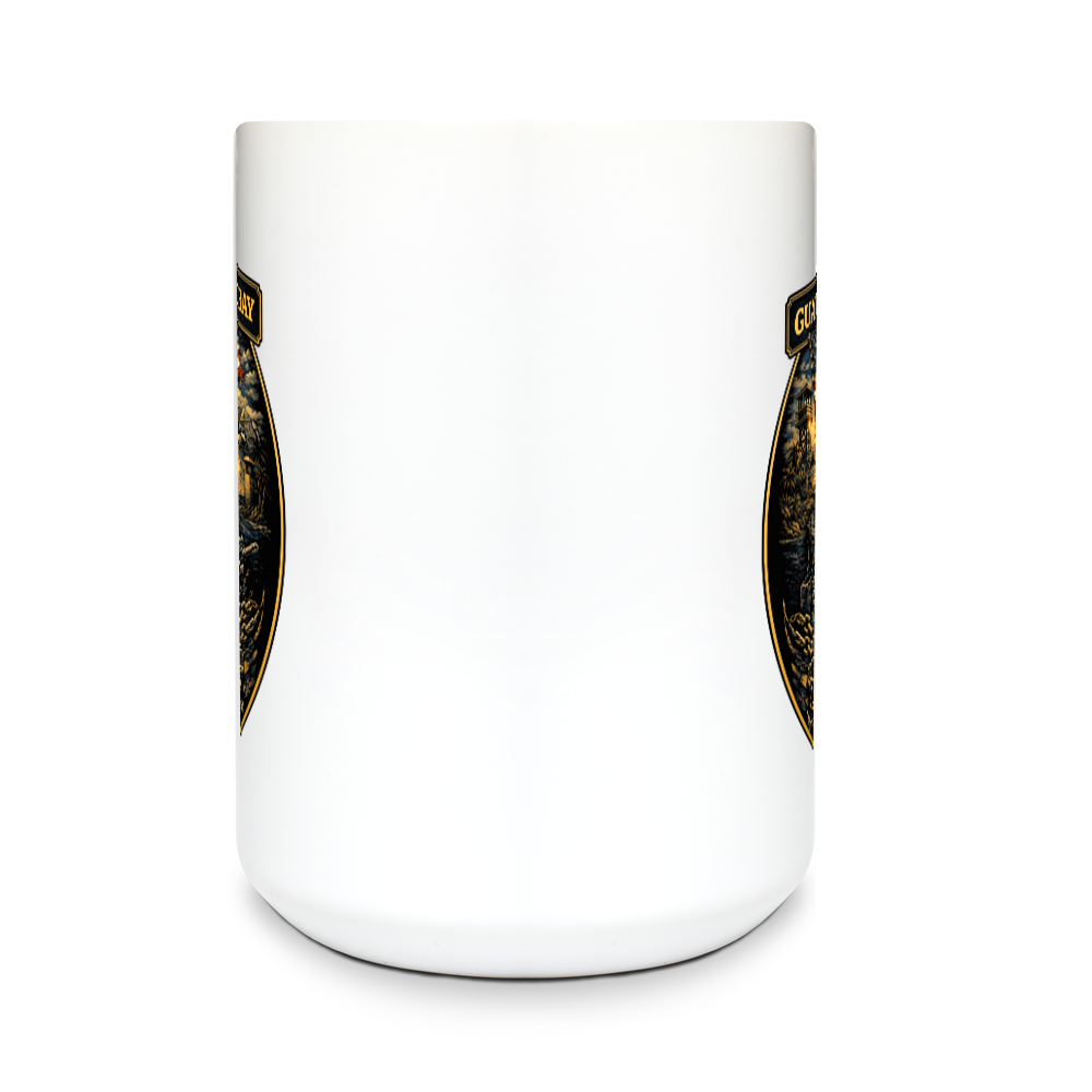 GTMO Security 15 oz White Ceramic Mug - xDn7tM