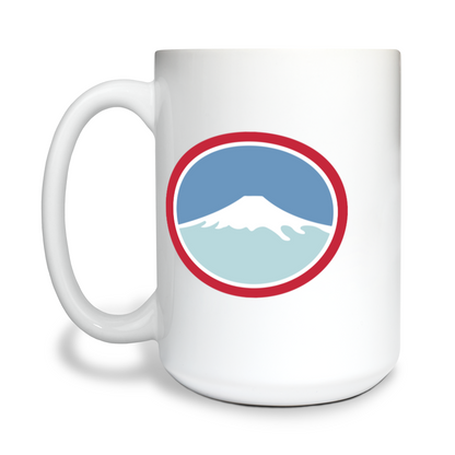 HHC, USARJ 15 oz White Ceramic Mug - USARJ_D2