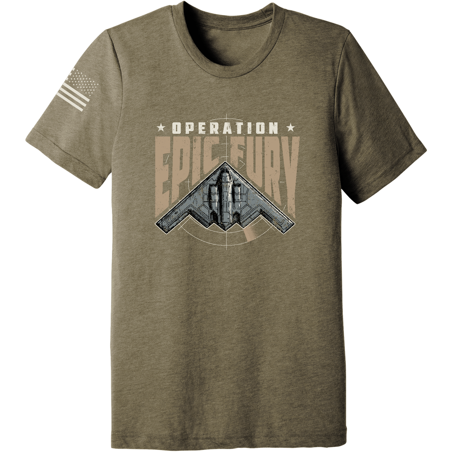 Operation Epic Fury Comfort Unisex Triblend SS Tee - Stealth