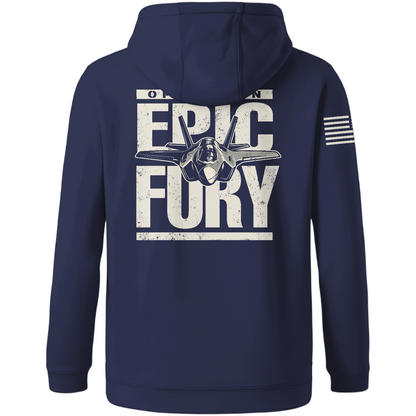 CUSTOM Operation Epic Fury Hi-Tech Performance Hoodie - Plane