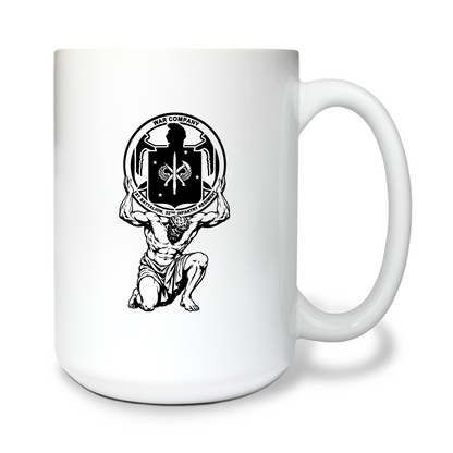 War company ATLUS PLT 15 oz White Ceramic Mug - a2Wr35