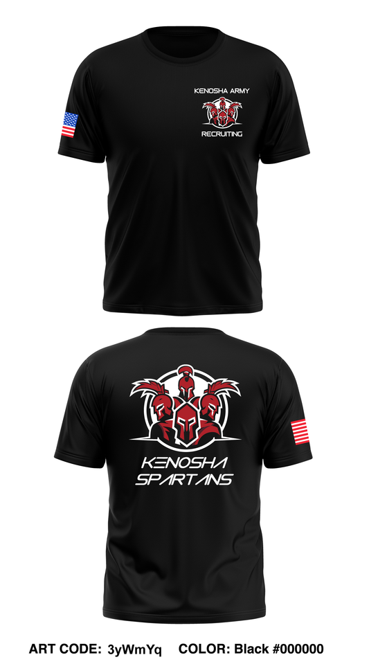 Kenosha Army Recruiting Station Core Men's SS Performance Tee
