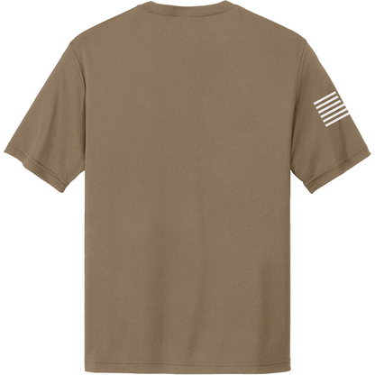 Emblem Basics Hi-Tech SS Performance Tee - White Flag