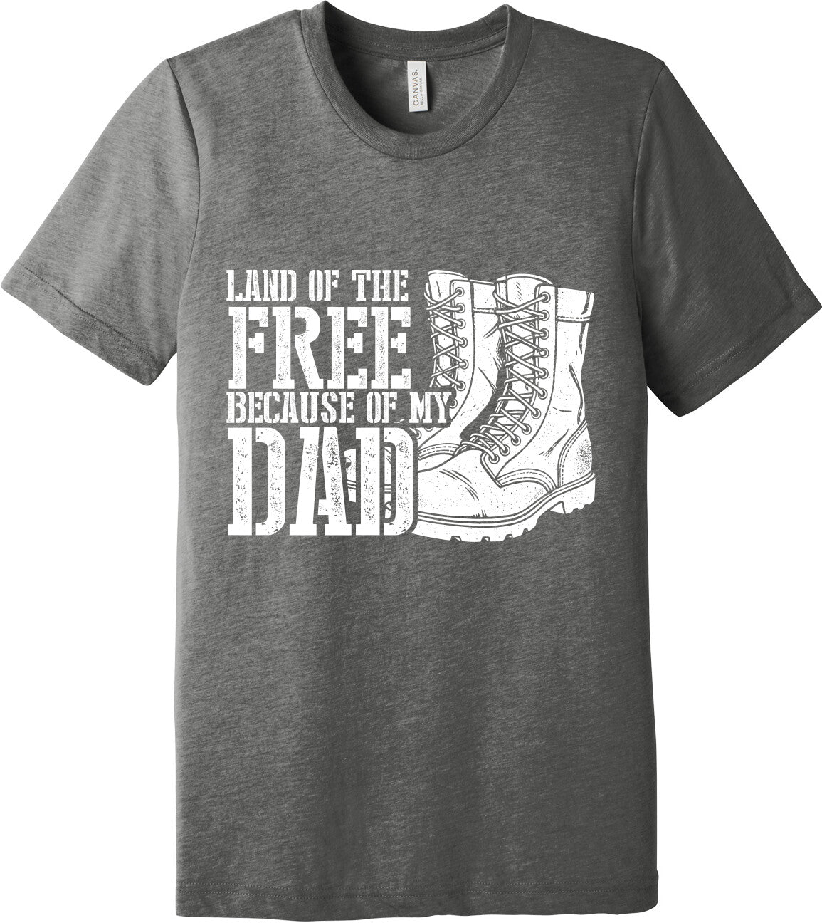 Emblem Comfort Unisex Triblend SS Tee - Because of Dad