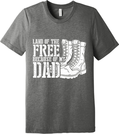 Emblem Comfort Unisex Triblend SS Tee - Because of Dad