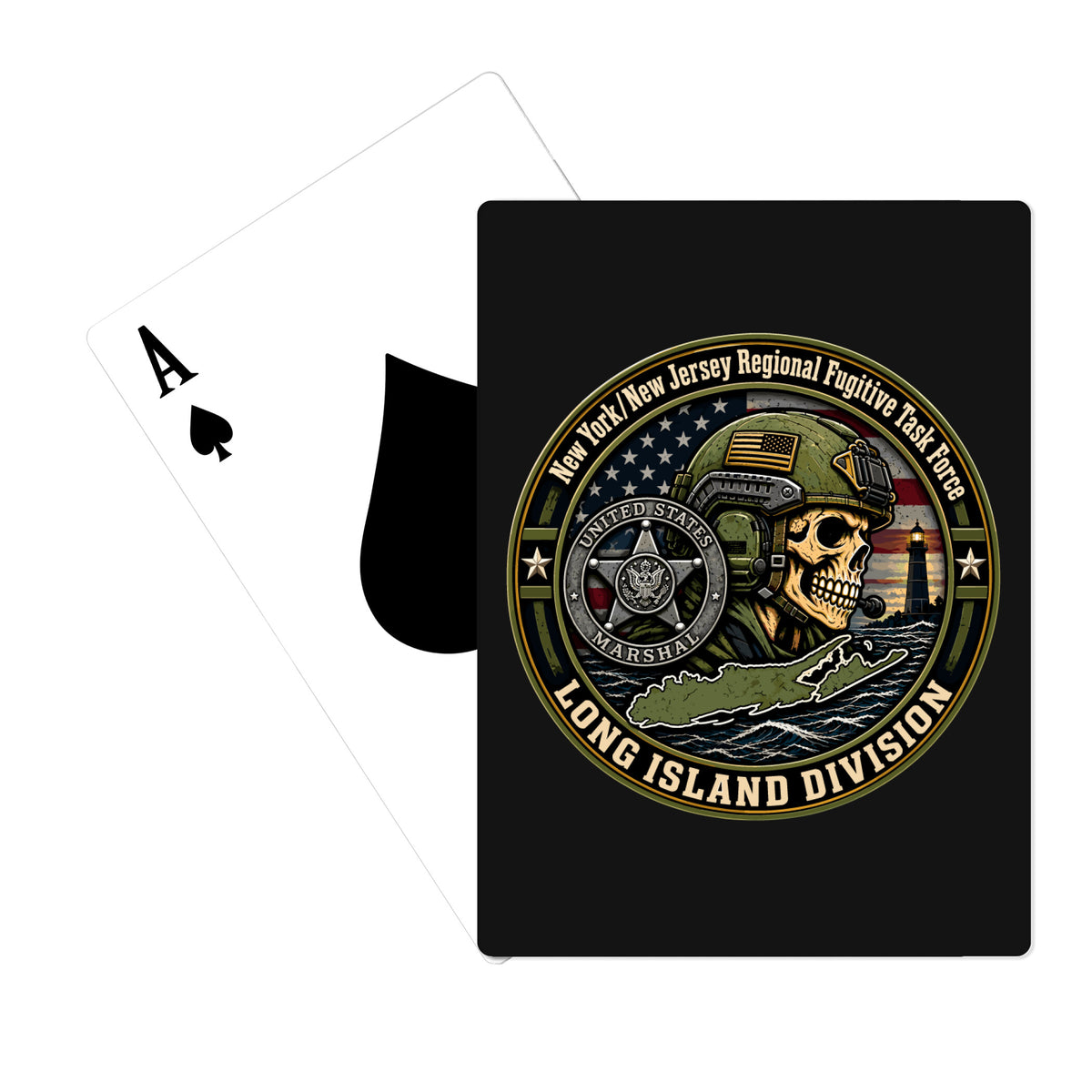USMS NY/NJ RFTF Long Island Playing Cards - vZVLJe