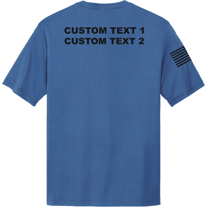 CUSTOM Operation Epic Fury Hi-Tech SS Performance Tee - Eagle Flag