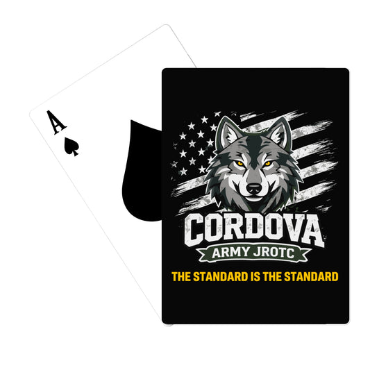 Cordova High School Army JROTC Playing Cards - HXjqNt