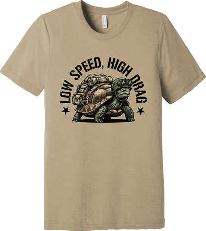 Emblem Comfort Unisex Triblend SS Tee - Low Speed, High Drag