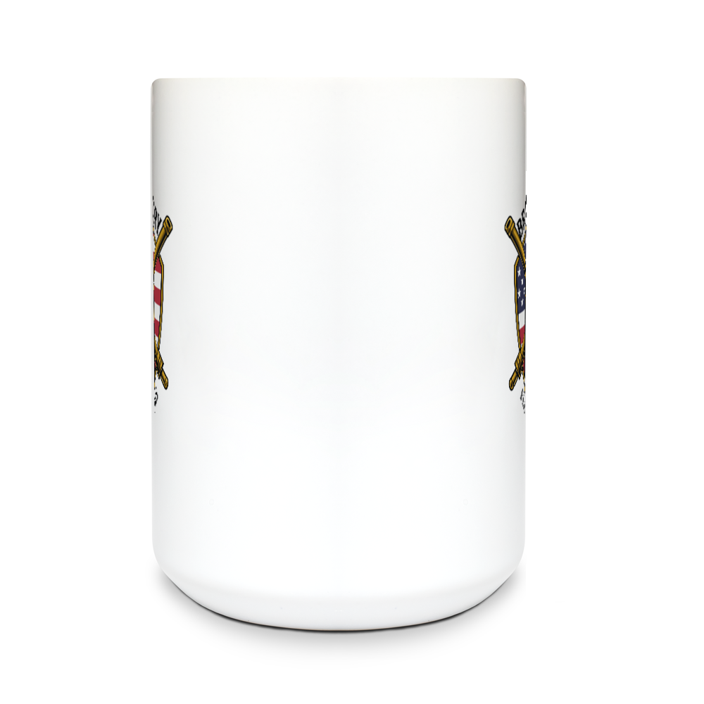 Bravo Battery 3-112 FA Fundraising Collection 15 oz White Ceramic Mug - Bj9WWc