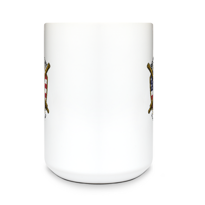 Bravo Battery 3-112 FA Fundraising Collection 15 oz White Ceramic Mug - Bj9WWc