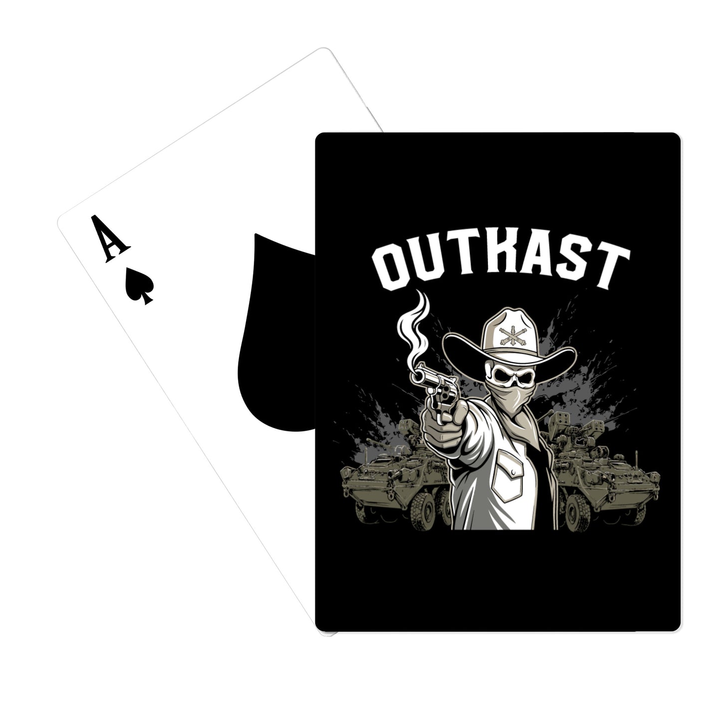 5-4 ADAR 2nd PLT ALPHA BTTRY Playing Cards - gjAHMw