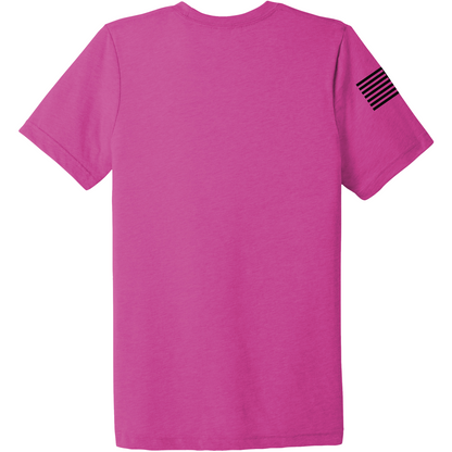 Emblem Basics Comfort Unisex Triblend SS Tee - Black Flag