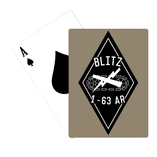 Blitz Company, 1-63 AR Playing Cards - gV7vWL