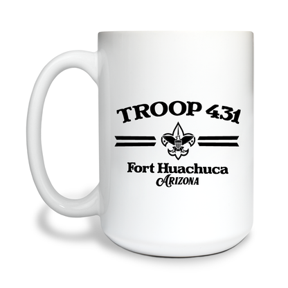 Troop 431 15 oz White Ceramic Mug - ZxZ6CB