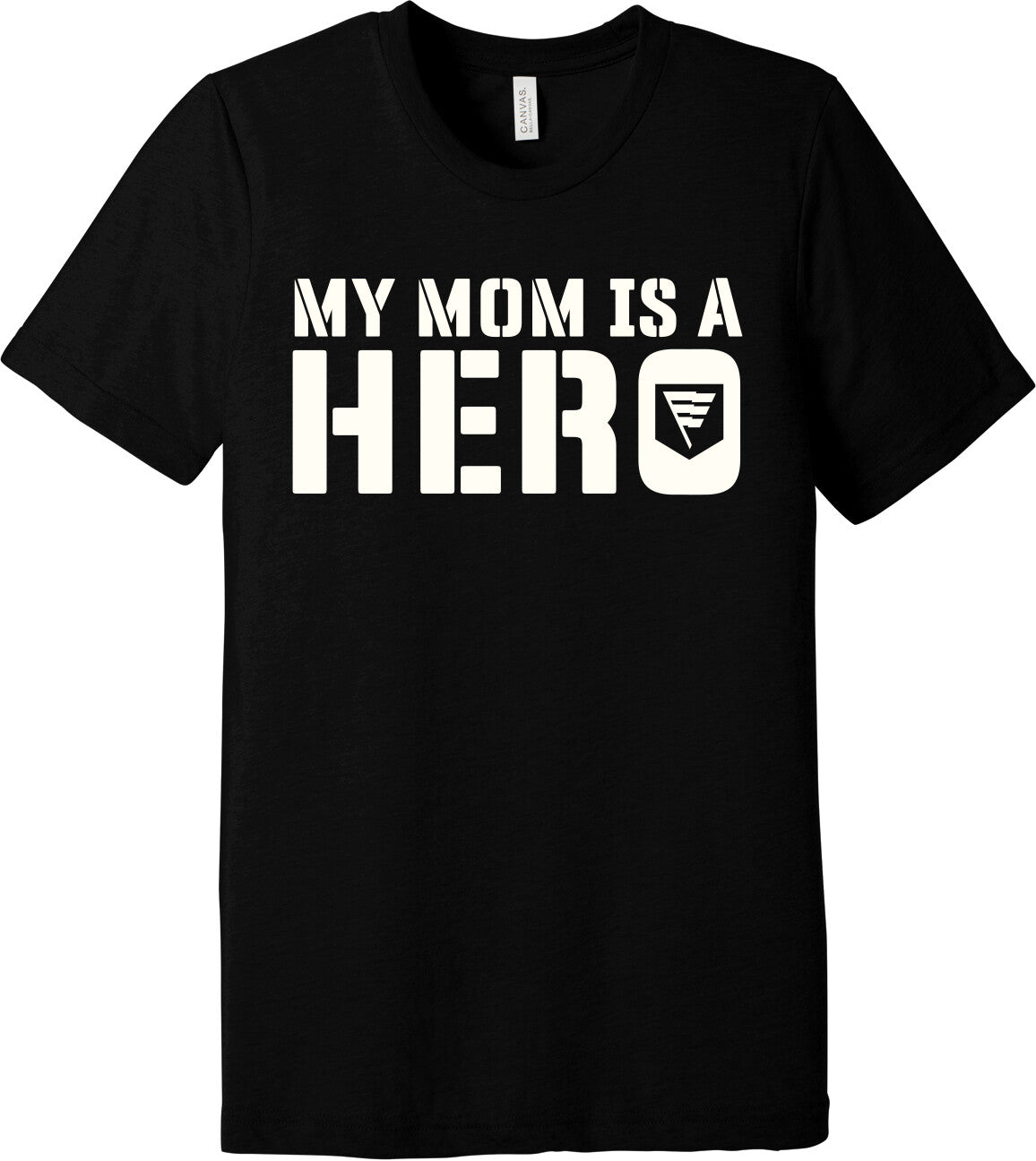 Emblem Comfort Unisex Triblend SS Tee - My Mom is a Hero