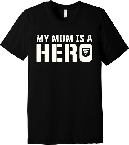 Emblem Comfort Unisex Triblend SS Tee - My Mom is a Hero
