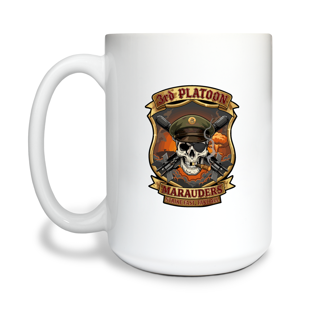 3rd Platoon MARAUDERS  15 oz White Ceramic Mug - jyFhcW