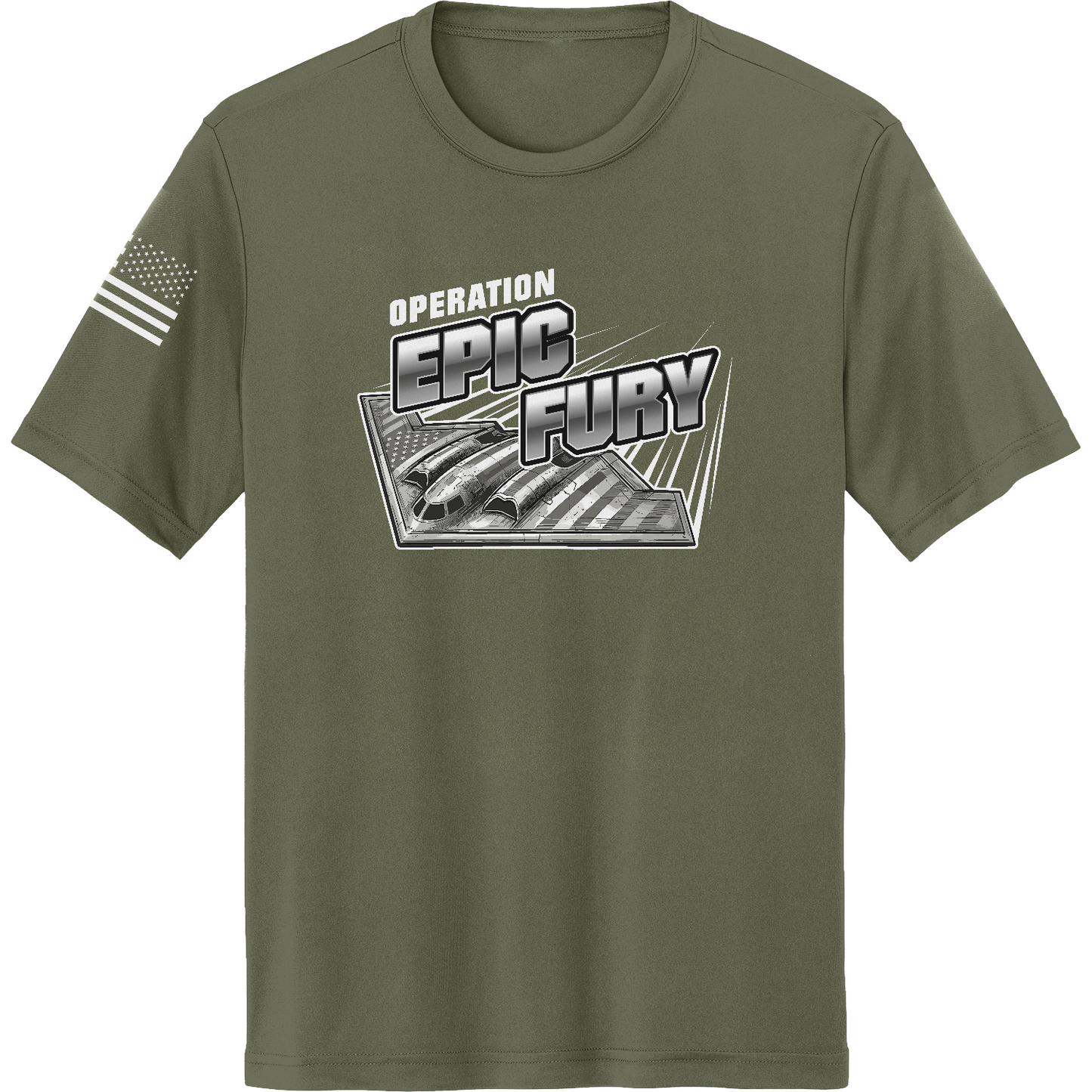 CUSTOM Operation Epic Fury Hi-Tech SS Performance Tee - Supersonic