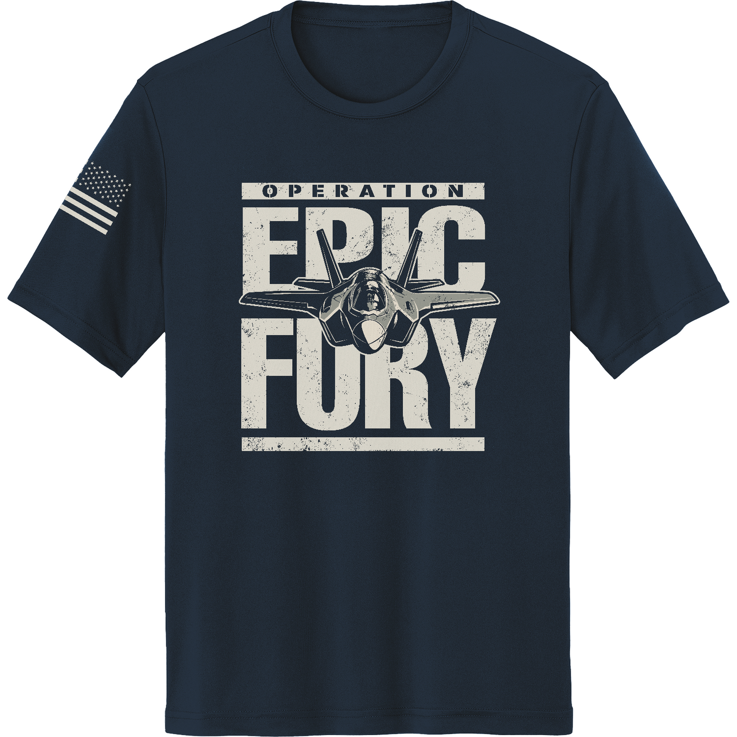 CUSTOM Operation Epic Fury Hi-Tech SS Performance Tee - Plane