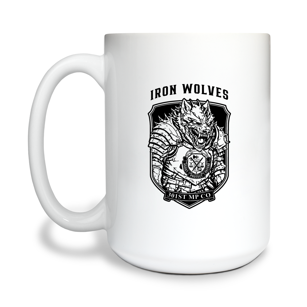 1st PLT, 301st MP CO 15 oz White Ceramic Mug - 85AJEZ