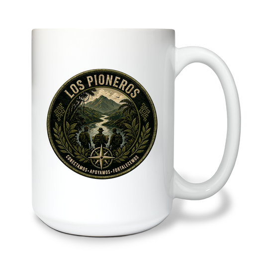 CAT 844, D Co, 98th CA BN (SO) (A) 15 oz White Ceramic Mug - 3zZSkj