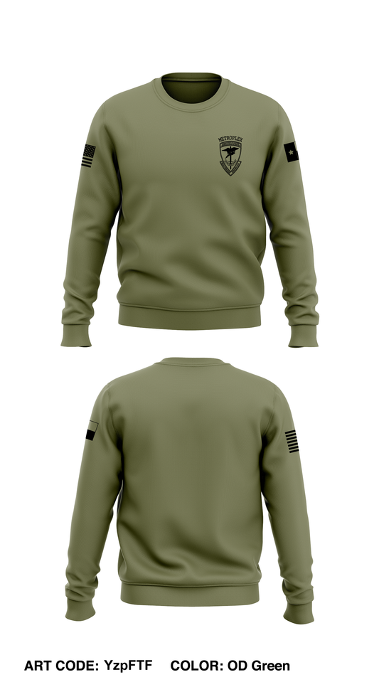 METROPLEX Core Men's Crewneck Performance Sweatshirt