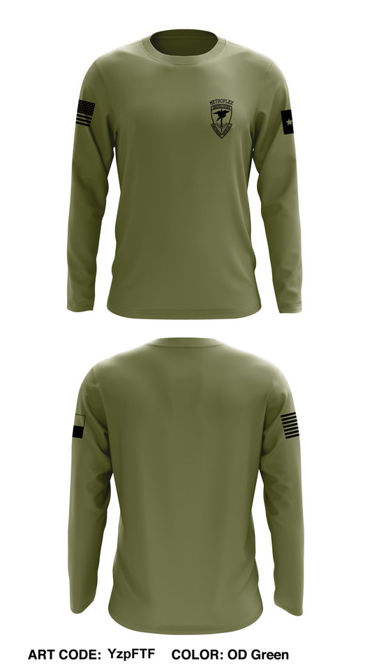 METROPLEX Core Men's LS Performance Tee