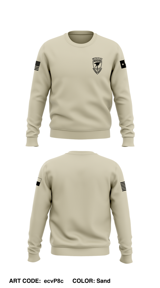 METROPLEX Core Men's Crewneck Performance Sweatshirt