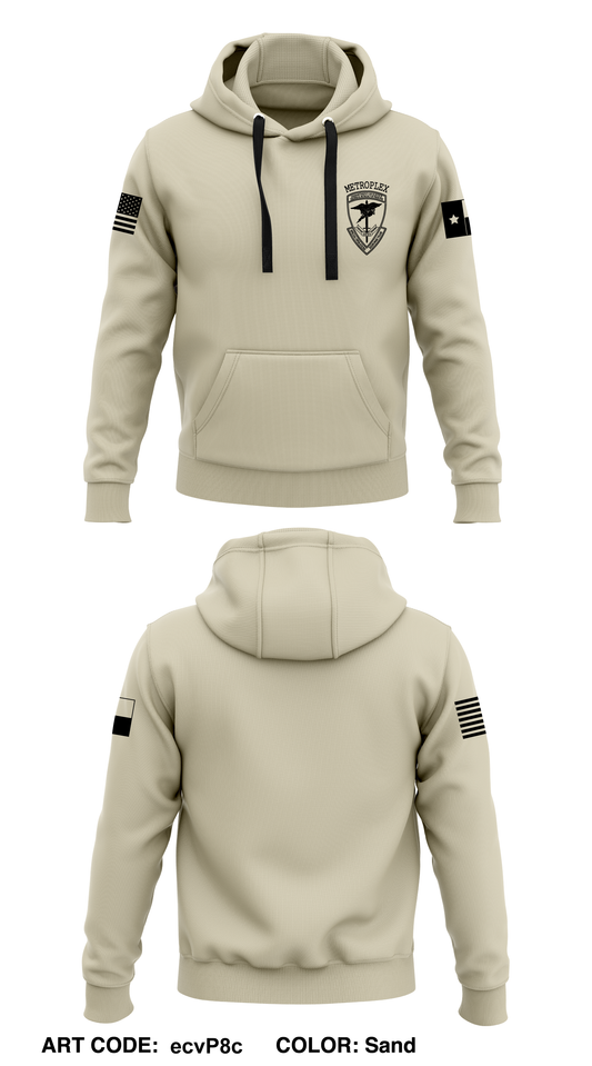 METROPLEX Core Men's Hooded Performance Sweatshirt