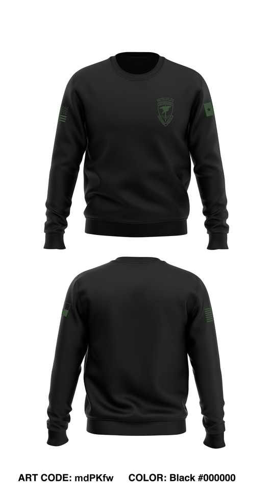 METROPLEX Core Men's Crewneck Performance Sweatshirt